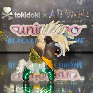 tokidoki Ekko Unicorno from Arcane Blacklight Chrome Unicorno Series